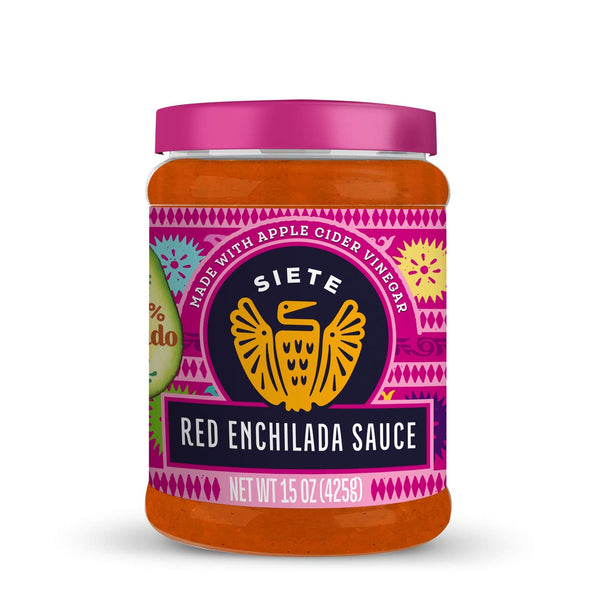 Siete Family Foods Red Enchilada Sauce, 15 oz