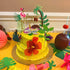 ALISSAR Flamingo and Leaf Cake Topper - Tropical Happy Birthday Decoration Supplies