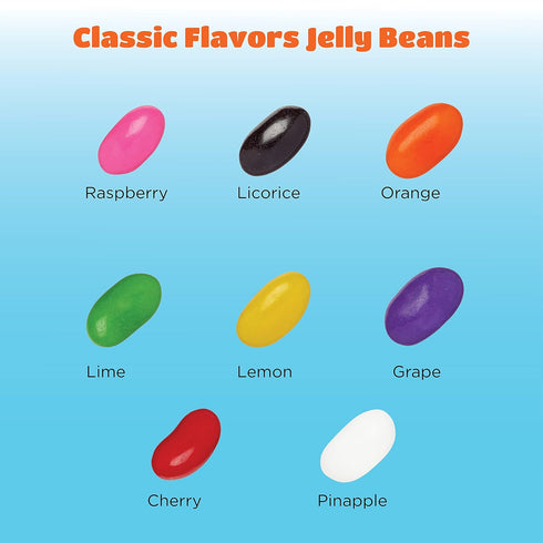 3 Pack Jelly Beans - Pound - Chewy Candy - Assorted Fruit & Licorice Flavors - Old School Candy - Nostalgic Treats