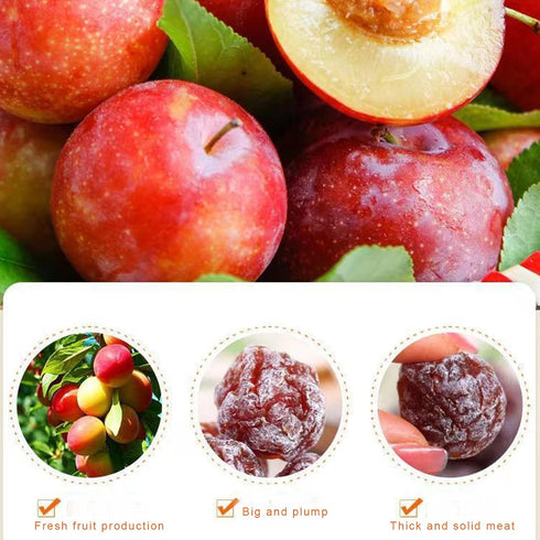 SPFLAUFR 12.98oz/368gKorean Plums Dried style dried plums Sour and sweet dried plumcasual snackplums