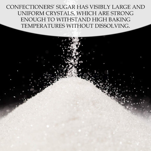 The Sugar Lab Confectioners Sugar - Extra Coarse Sugar, 1 Pound - Sugar Crystals for Baking and Cupcake Decorations