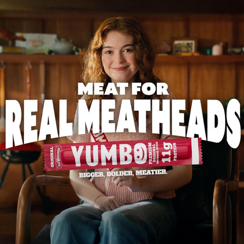Summer 1 oz 15 Count Pack YUMBO Original Mini Sausage Sticks, High Protein Snacks, Gluten-Free, Low Carb, Keto
