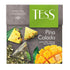 Tess Pina Colada Green Tea Composition with Mango and Pineapple Leaf in 20 Pyramid Sachets