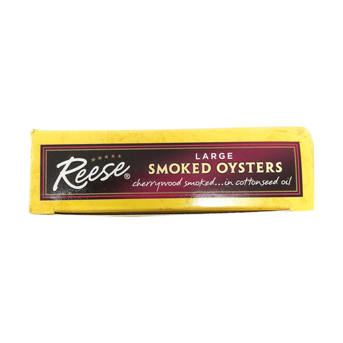 3.7 oz Reese Large Smoked Oysters