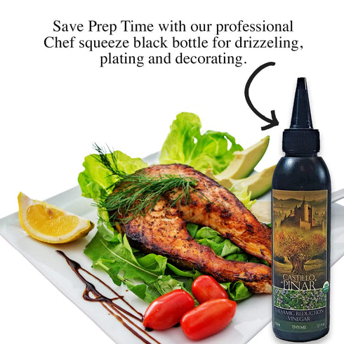 (150ml), (150ml) (150ml) 3-Pack Thyme Balsamic Reduced Vinegar Citrus Balsamic Reduced Vinegar and Tomato & Basil Spicy