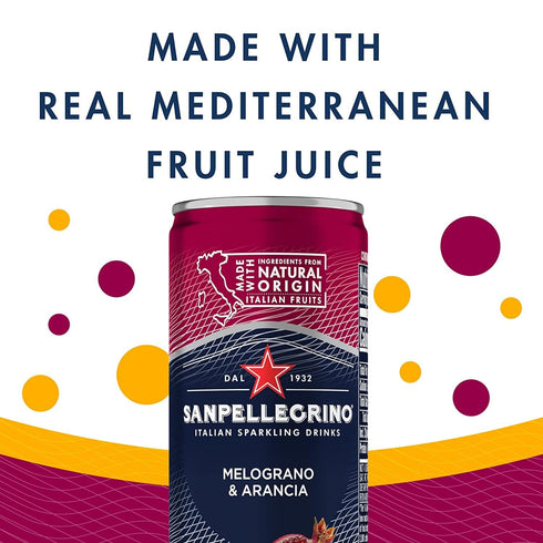 4 24 Pack 6 San Pellegrino Sparkling Water Variety- Flavors Cans of Each