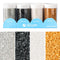 Sweets Indeed Metallic Sugar Crystals 4-Pack 4.52 oz | Black, Gold, Silver
