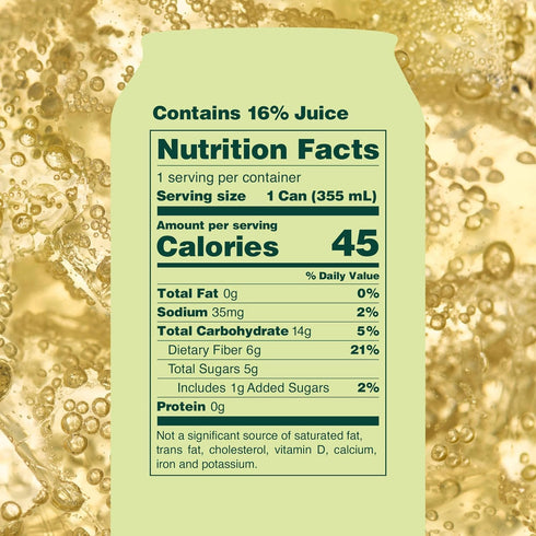 Pack Packed 12oz (12-Cans) OLIPOP Prebiotic Soda Pop, Ginger Ale, Pantry with Prebiotics, Fiber, and Botanicals, Gluten