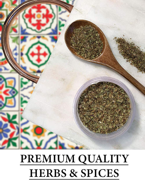 Spicylux Arabian Mix - Aleppo Pepper, Dried Mint, Sumac, Cumin, Oregano (Set of 5) - Packed in U.S.A.