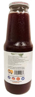 33.8 Oz (6 Pack) Anna and Sarah Organic Tart Plum Juice - Glass Bottle No Sugar Added, No Artificial Colors, No