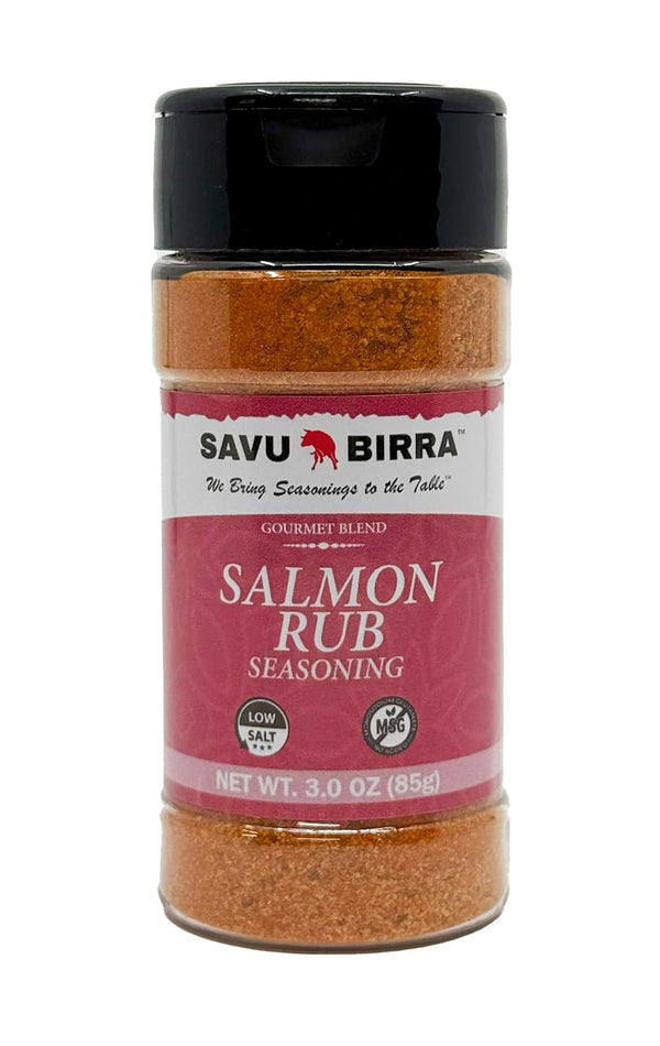 Savu Birra Salmon Rub Seasoning