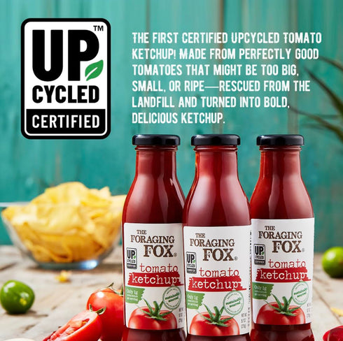 10.5oz Foraging Fox Upcycled Tomato Ketchup single unit