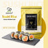 2 (32 Soeos Sushi Rice, Medium Grain Rice, Sticky Rice for Sushi Rolls and Japanese Food, Pound Ounce)