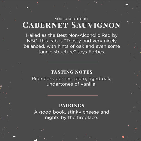 750 ml (1 Joyus Non-Alcoholic Red Wine, Cabernet Sauvignon, Award Winning Best In Class Dealcoholized Wine, Complex