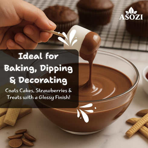 2LB Milk Chocolate Melting Wafers Smooth and Creamy Melting Chocolate Perfect for Dipping, Baking, Candy Making
