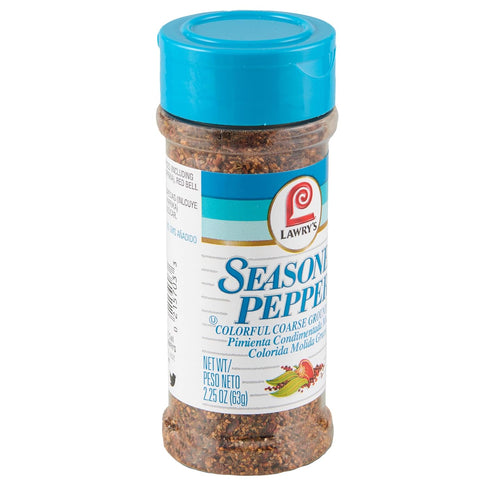 Lawry's Pepper Seasoning, Course Ground, 2.25 oz