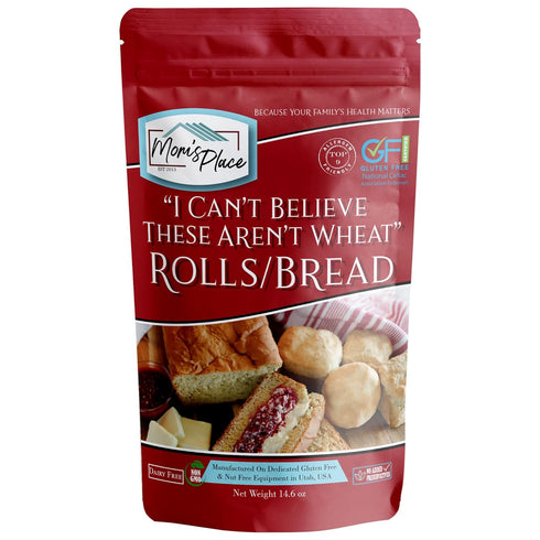 Mom's Place "I Can't Believe These Aren't Wheat!" Gluten-Free Rolls/Bread Mix, Easy