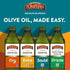 16 Oz Pompeian Made Easy Saut Olive Oil, Pan Cooking, American Heart Association Certified, Fl