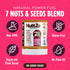7 12 oz NuttZo Organic Power Fuel Nuts and Seeds Butter, Crunchy, Paleo and Keto Friendly, Peanut and Gluten Free
