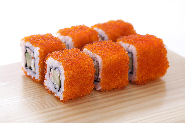 Orange Genki Tobiko Caviar Premium Frozen Flying Fish Roe from Taiwan (50g