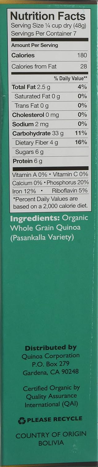 (Pack 2) Ancient Harvest Quinoa Inca Red Wfgf Org