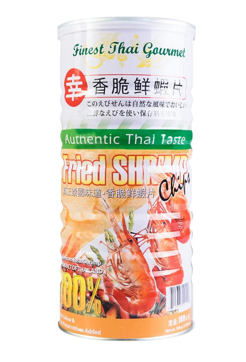 Generic 2 Packs 100 2 - Shrimp Thai Gourmet Fried Chips - Banh Phong Vi Tom - g per Can with Cans per Order - Product