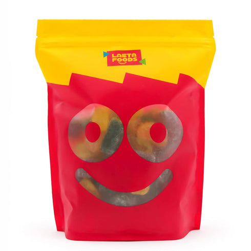 2 Lb Fruit Slices Jelly Candy | Bag | Dye Free Candy | Tangerine, Orange, Strawberry, Lemon | Naturally Flavored Bulk
