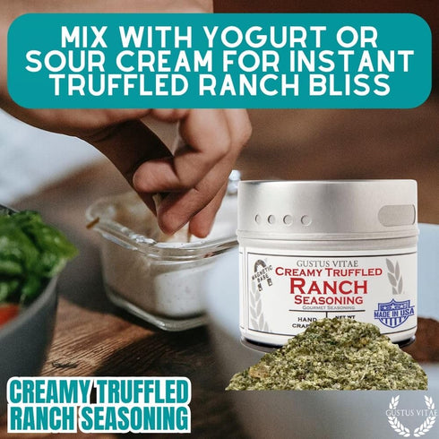 1.5 oz #602 Creamy Truffled Ranch Seasoning | All Natural | Non GMO | Gourmet Spice Mix | Artisanal Rub | | Small Batch