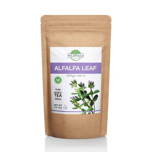 4 oz Alfalfa Leaf Alfalfa Herb Tea (Medicago sativa) - 113g Tea Bags Alfalfa Loose Leaf Tea Herbal Alfalfa Leaves