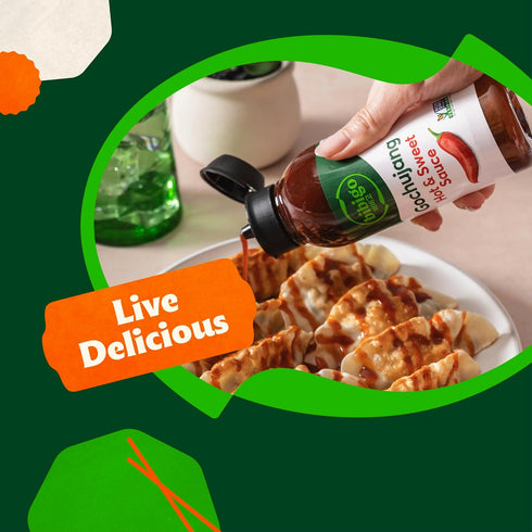 12.16 (Pack 1) Bibigo Korean-Style Hot & Sweet Gochujang Sauce, Ounce