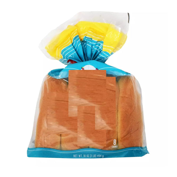 SEDLAV Sweet Aloha Style Hot Dog Buns, Soft Bakery Bread Rolls, 8 Count,