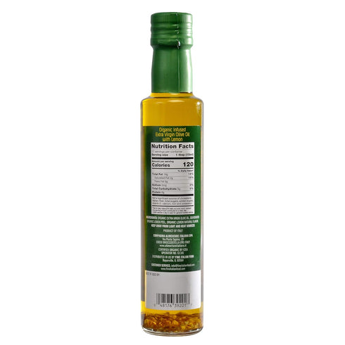 8.5 oz 100% (2) Olidi Lemon Infused Extra Virgin Olive Oil | Product of Italy, Cold-pressed, natural, heart-healthy