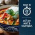 Simmer 198g PASSAGE TO ASIA Curry Sauce - Authentic Red Thai Curry Sauce - Medium Spiced Thai Food - Quick Meals - No