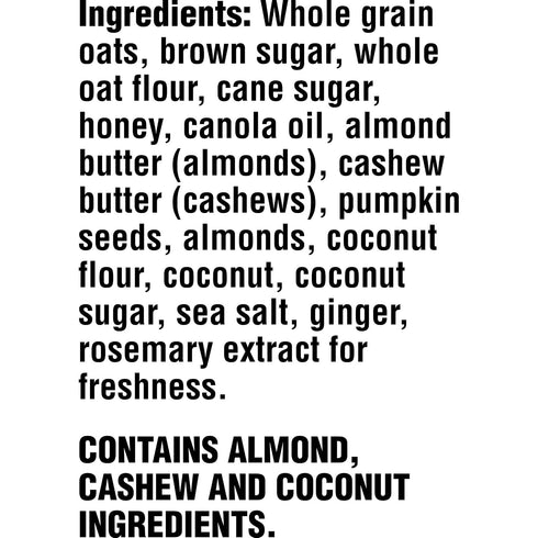 (6 Bear Naked Granola Cereal, Whole Grain Granola, Breakfast Snacks, Oats and Honey Bags)