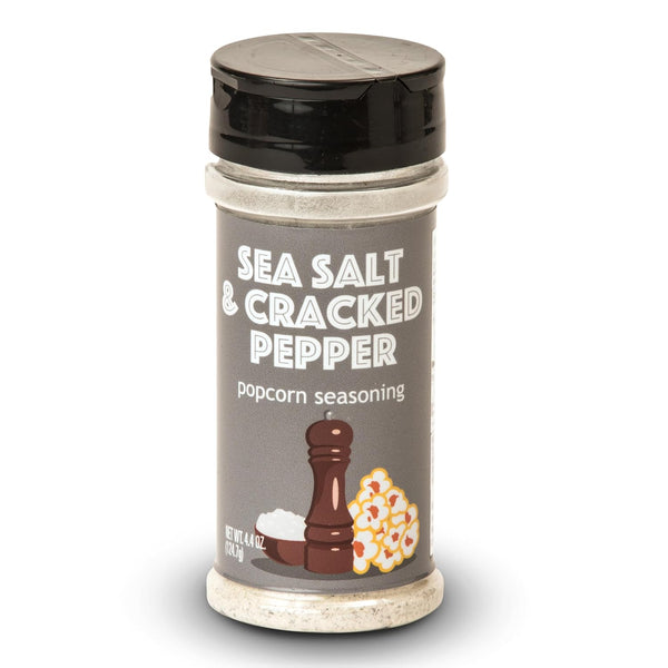 Salt and Pepper Popcorn Seasoning - Wabash Valley Farms Sea Salt and