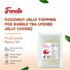 400 400g Fanale Coconut Jelly Topping nata de coco for Bubble Tea g | Lychee Jelly | for Boba Tea, Smoothies, Slushes