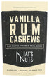 Nat's Nuts , Cashews Vanilla Rum, 4 Ounce