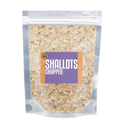 73 oz Essential Spice Dried Chopped Shallots, Sweet, Mild & Aromatic Flavor Dehydrated Shallots for Soups, Sauces