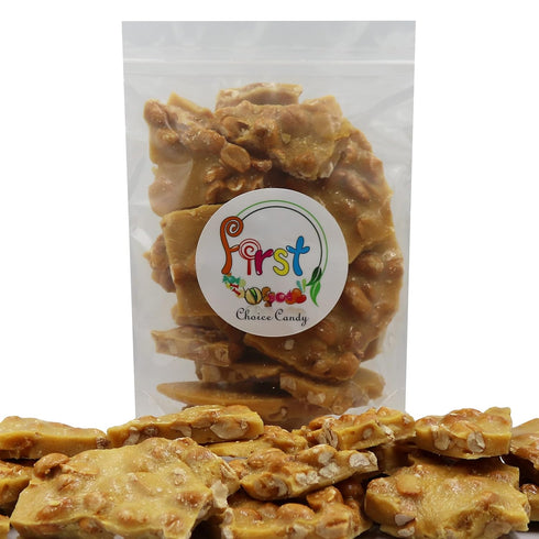 (10 LB) FirstChoiceCandy Peanut Brittle, Home Made Style Peanut Brittles