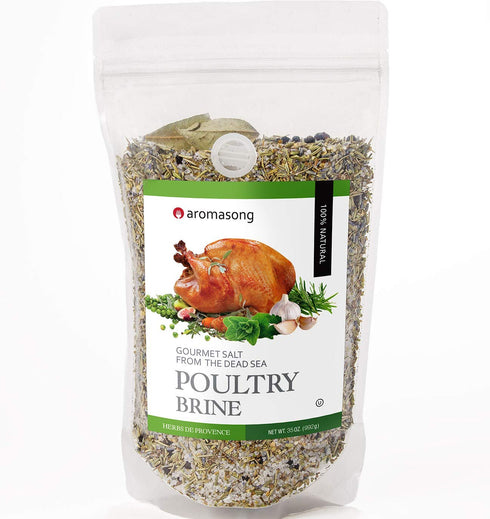 Set, 2 Lb. 4 LBS) 100% Aromasong Turkey Brine, HERBS DE PROVENCE with HOT & SPICY Combo Bulk Bags (Total of For Wet