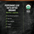 16 (Pack 1) Frontier Co-op Organic Peppermint Leaf, Cut and Sifted - Sustainably Grown - Kosher | Ounce
