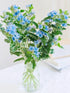 Cassiolina 10) Fresh Tweedia Blue Star Flowers Bouquet Light Blue Fresh Cut Flowers for Home Decor Wedding Floral