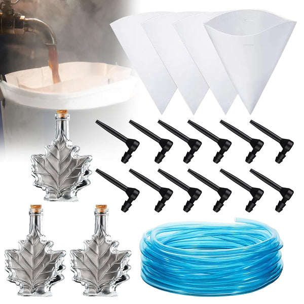 Maple Syrup Filter Tapping and Bottle Kits for Niter Sugar Sand Removal