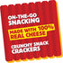 (6 Cheez-It Grooves Crunchy Cheese Crackers, Snack Crackers, Lunch Snacks, Zesty Cheddar Ranch Pouches)