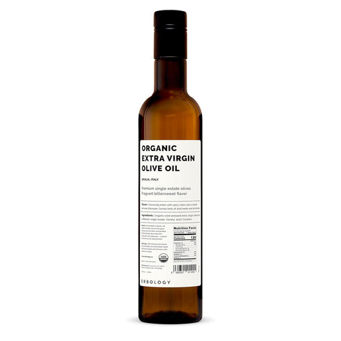 17 oz 742 0.15% 100% Erbology Organic Extra Virgin Olive Oil fl - Early Harvest - mg/kg Polyphenols - Free Acidity