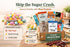 Jerky Easter Basket Prefilled Gift Box with Jerky, Meat Sticks & Nuts, High Protein Snacks for Teens and Adults