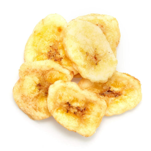 4.8 oz, Elan Organic Banana Chips, Non-GMO, Vegan, Gluten-Free, Kosher, Sweetened with Organic Sugar, Crunchy Snacks