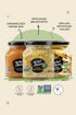 (Pack 3) Perfect Choice Delicious Grilled Artichoke Halves, Artichoke Bruschetta, Caramelized Onion Mix