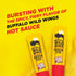 6g 0.97 oz. (24 Count) Slim Jim Giant Chicken Sticks, Buffalo Wild Wings Hot, Protein per Stick