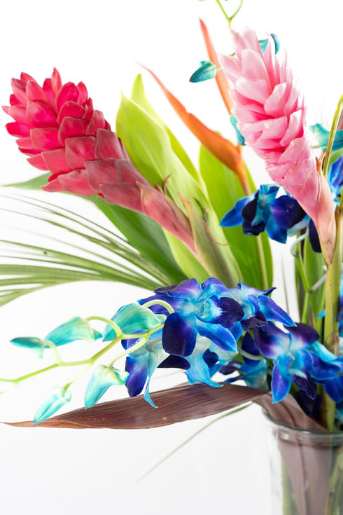Generic Fresh Orchids and Tropical Flower Bouquet, Perfect for Birthdays, Easter, Mother's Day, Anniversaries, Gifts